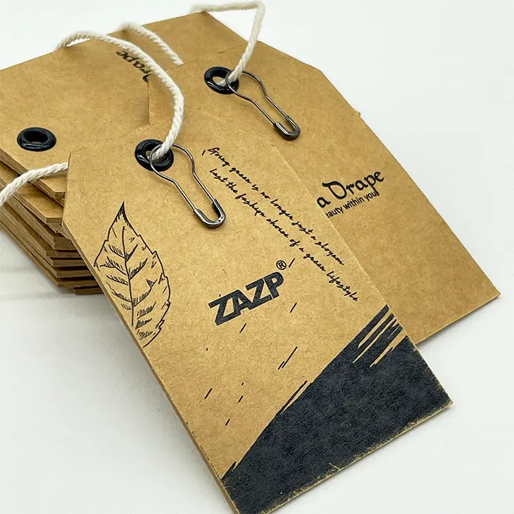 Brown Kraft Paper Hang Tags for Clothing