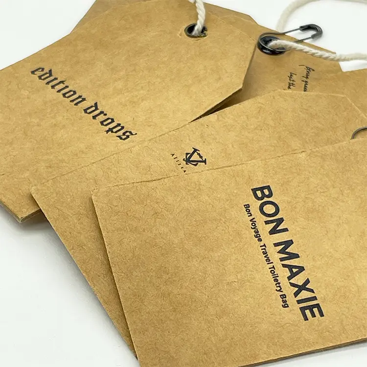 Kraft Paper Hang Tags with Strin