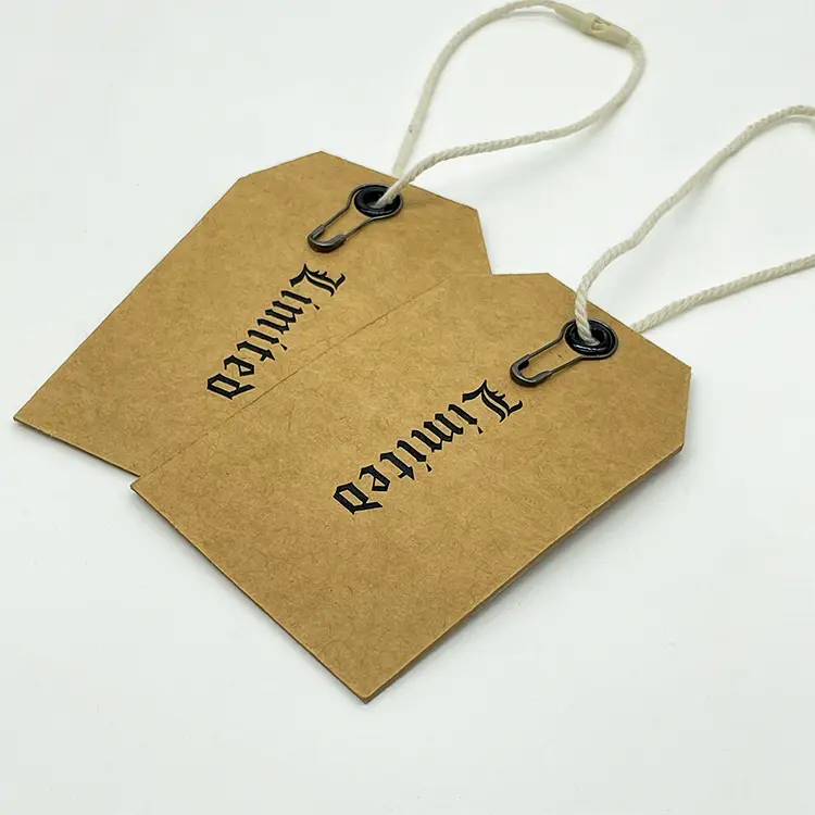 Brown Kraft Paper Hang Tags for Clothing