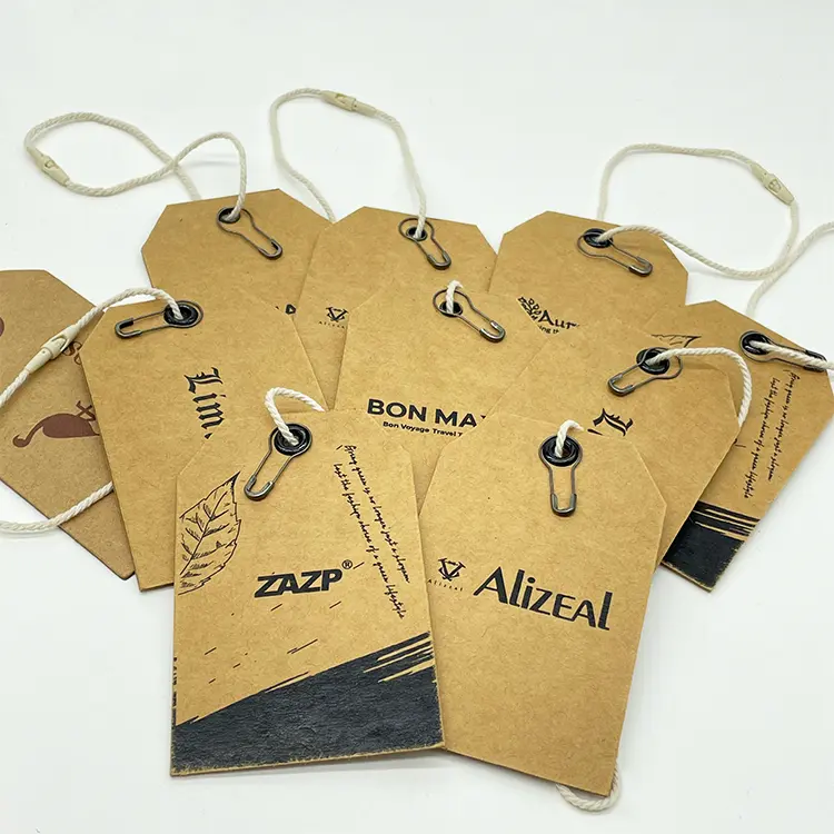 Brown Kraft Paper Hang Tags for Clothing