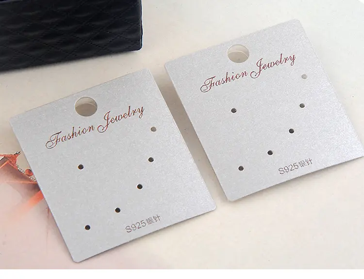 customized earring hang tags