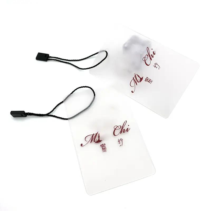 Frosted PVC Hang Tags cost