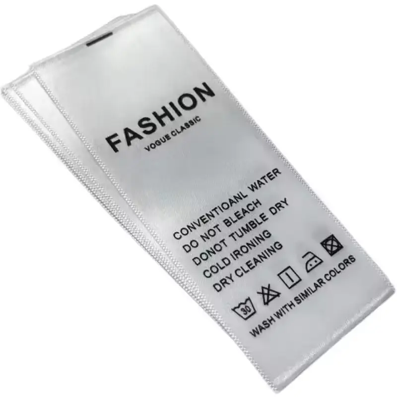 Cheap Custom Clothing Writing Label