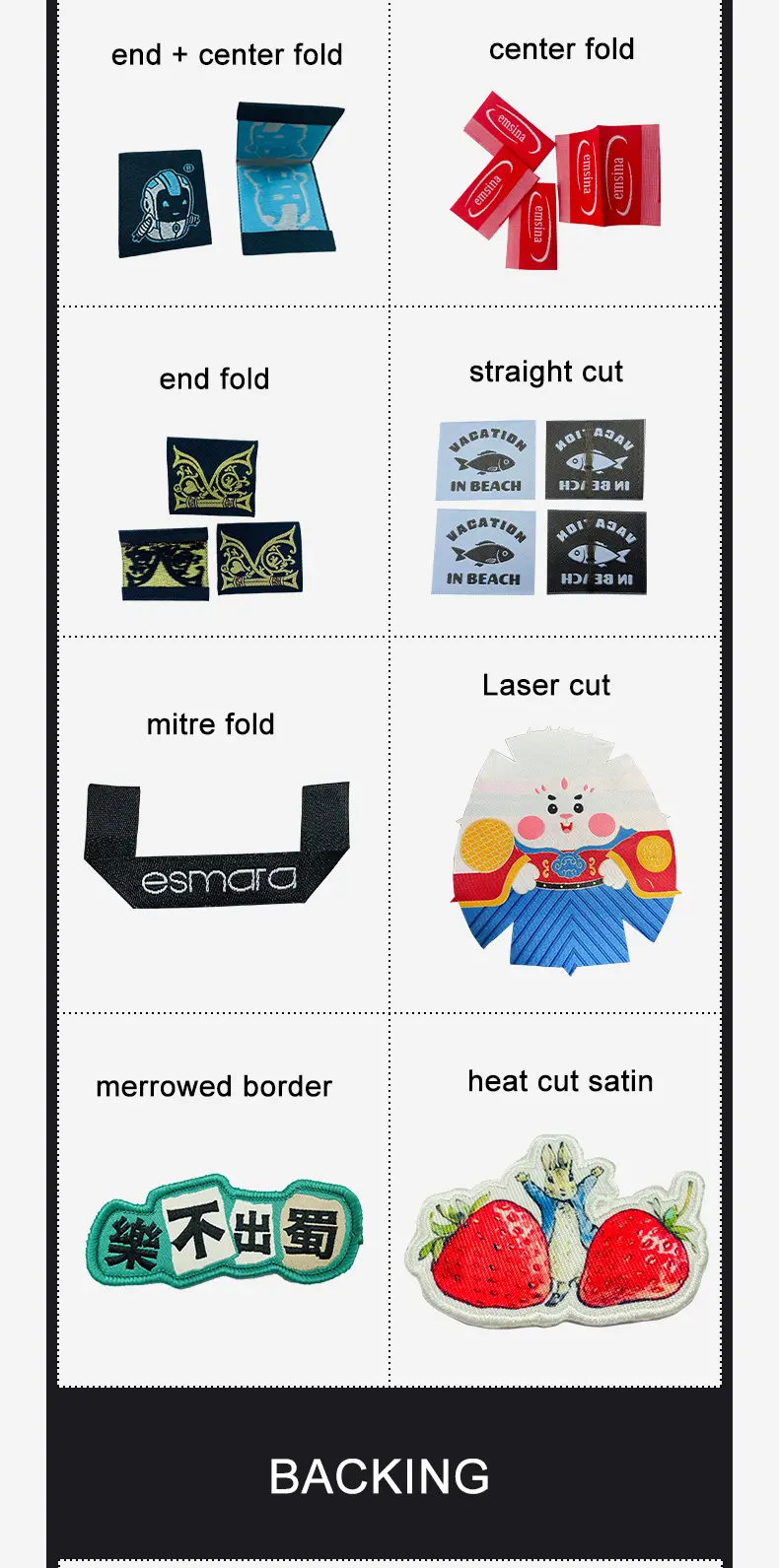 Custom Woven Garment Labels